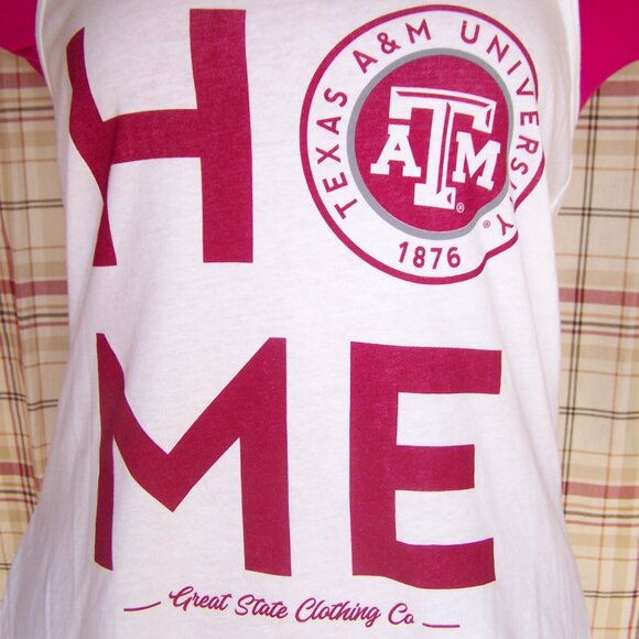 Great State Clothing Co. NWT Texas A&M Home Racerback Tank Sz M - Picture 2 of 4